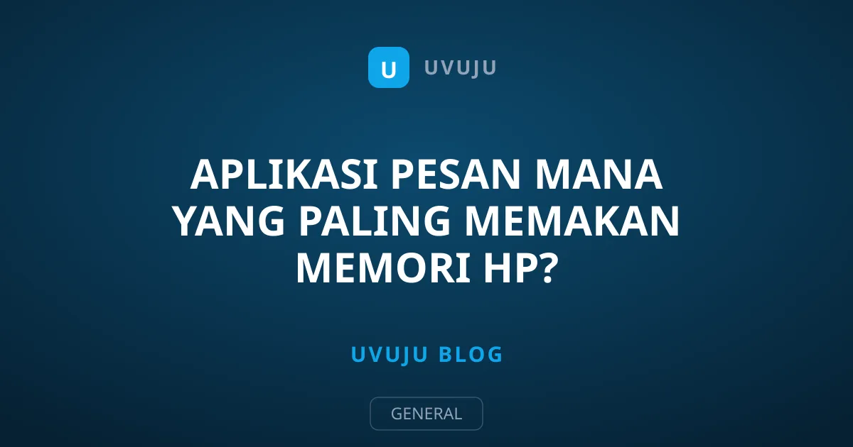 Aplikasi Pesan Mana yang Paling Memakan Memori HP?